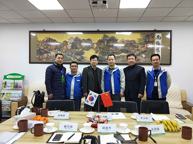 韩国世亚集团高层到访德耐尔,双方达成<a href='http://www.lxkyj.com/lxskyj/' target='_blank'><u>离心式空压机</u></a>战略合作