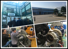 德耐尔代表赴韩国世亚离心空压机工厂技术交流与学习